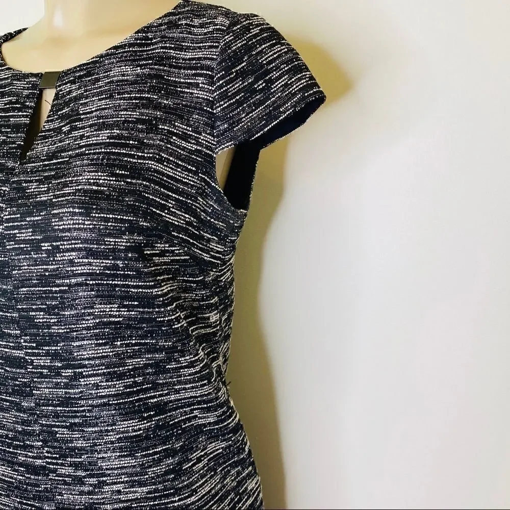 Tahari ASL  Ivory Vanessa Tweed Shift dress - Picture 3 of 8